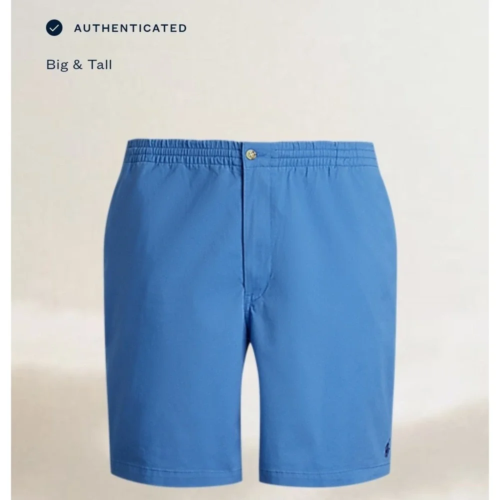 Polo Ralph Lauren Prepster Stretch Chino Shorts Blue Big & Tall Men's Size 4XB